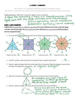 9.5 Notes: Symmetry Obj. for Part 1, 2, 3