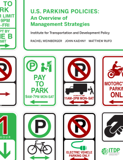Parking Reference-US Parking Policies