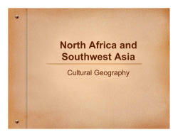 North Africa and Southwest Asia