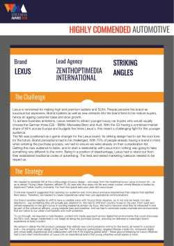 Highly commended - World Media Awards