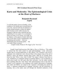Kurtz and Modernity: The Epistemological Crisis at the Heart of