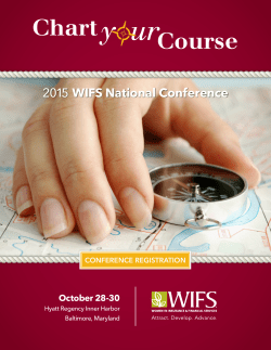 2015 WIFS National Conference - Association Development Group