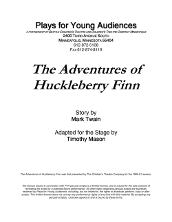 The Adventures of Huckleberry Finn