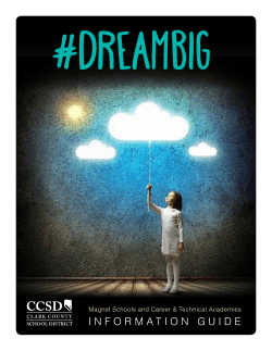 InforMATIon GuIde - CCSD Magnet Schools