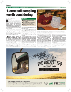 1-acre soil sampling worth considering