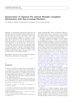 Enumeration of Optimal Pin-Jointed Bistable Compliant Mechanisms
