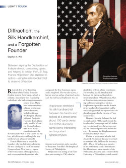 Diffraction, the Silk Handkerchief, and a Forgotten Founder