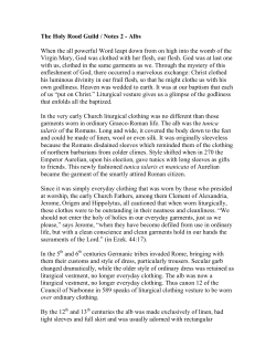 The Holy Rood Guild / Notes 2 - Albs When the all powerful Word