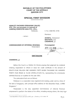 APR 3 0 2010 ,- 2: oo - Court of Tax Appeals
