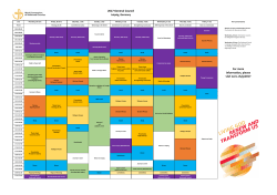 Schedule at a glance - World Communion of Reformed Churches
