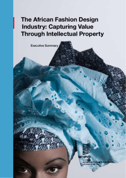The African Fashion Design Industry: Capturing Value Through