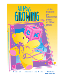 "All-Ways Growing" Baby Book