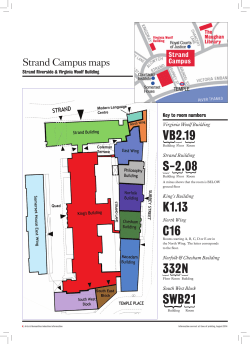 Detailed map strand campus