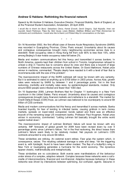 Rethinking the financial network - Bank for International Settlements