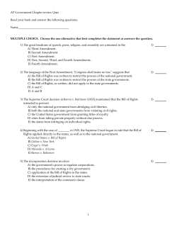 Chapter 4 Review Quiz