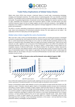 Trade Policy Implications of Global Value Chains