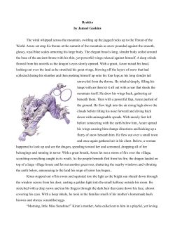 Byakko by Jameel Gaskins The wind whipped across the mountain