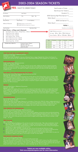 Season Brochure - Carpenter Square Theatre