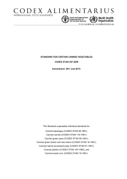 alinorm 99/27 - Food and Agriculture Organization of the United