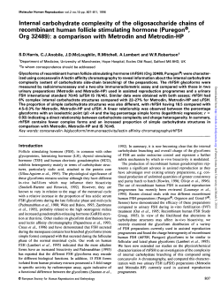 Internal carbohydrate complexity of the oligosaccharide chains of