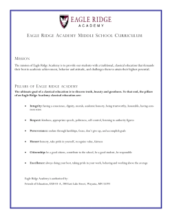 Grades 6-8 - Eagle Ridge Academy