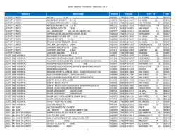 List of Service Providers - San Diego Regional Center