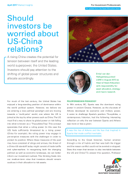 Should investors be worried about US-China relations?