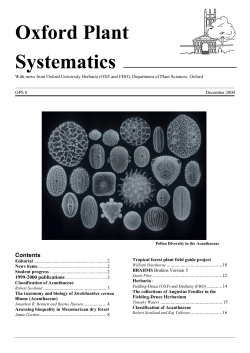 Contents - General Guide To Personal and Societies Web Space at