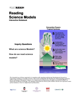 Reading Science Models