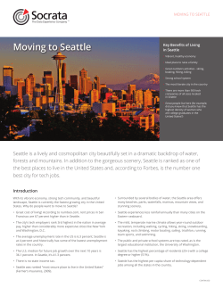 Moving to Seattle