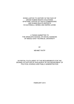 doing justice to history in the face of gross human rights