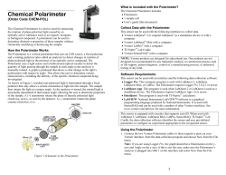 Chemical Polarimeter