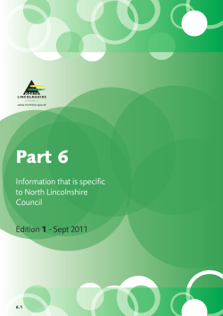 Part 6 - North Lincolnshire Council