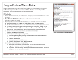 Dragon Custom Words Guide