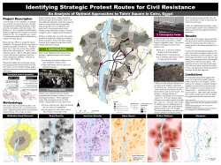 An Analysis of Optimal Approaches to Tahrir Square in Cairo, Egypt