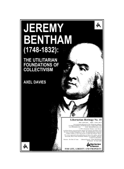 jeremy bentham - Libertarian Alliance