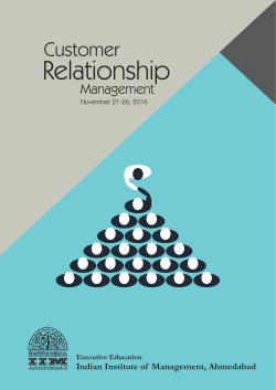 Customer Relationship Management - Brochure.cdr