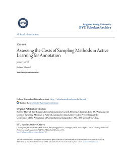 Assessing the Costs of Sampling Methods in Active Learning for