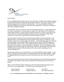 Introduction - Yale Peabody Museum of Natural History