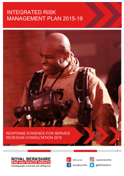 the report - Royal Berkshire Fire and Rescue Service