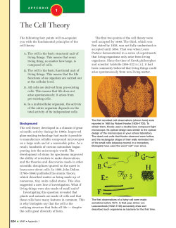 The Cell Theory
