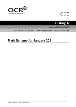 British history period studies - Option B - Modern 1783-1994