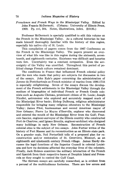 78 Indiana Magazine of History Frenchmen and French Ways in the
