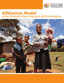 Affiliation Model - Elizabeth Glaser Pediatric AIDS Foundation