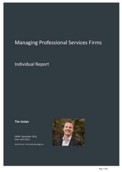 Accounting Coursework - Cass Business School