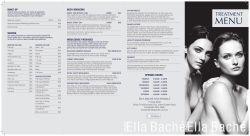 opening hours make-up waxing indulgence packages ella bach&eacute;