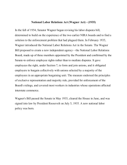 National Labor Relations Act (Wagner Act)