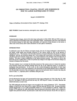 On predicting coastal uplift and subsidence due to large