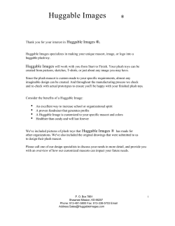 Custom Plush Brochure