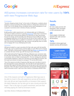 AliExpress increases conversion rate for new users by 104% with